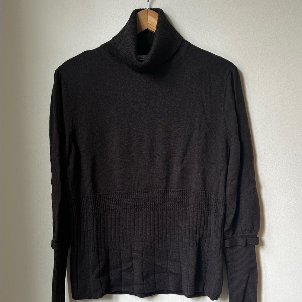 Pendleton Dark Brown Turtleneck Sweater